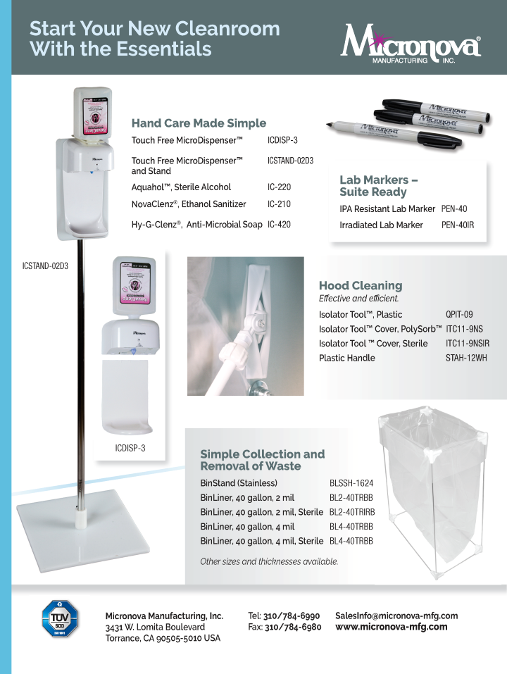 Cleanroom Essentials