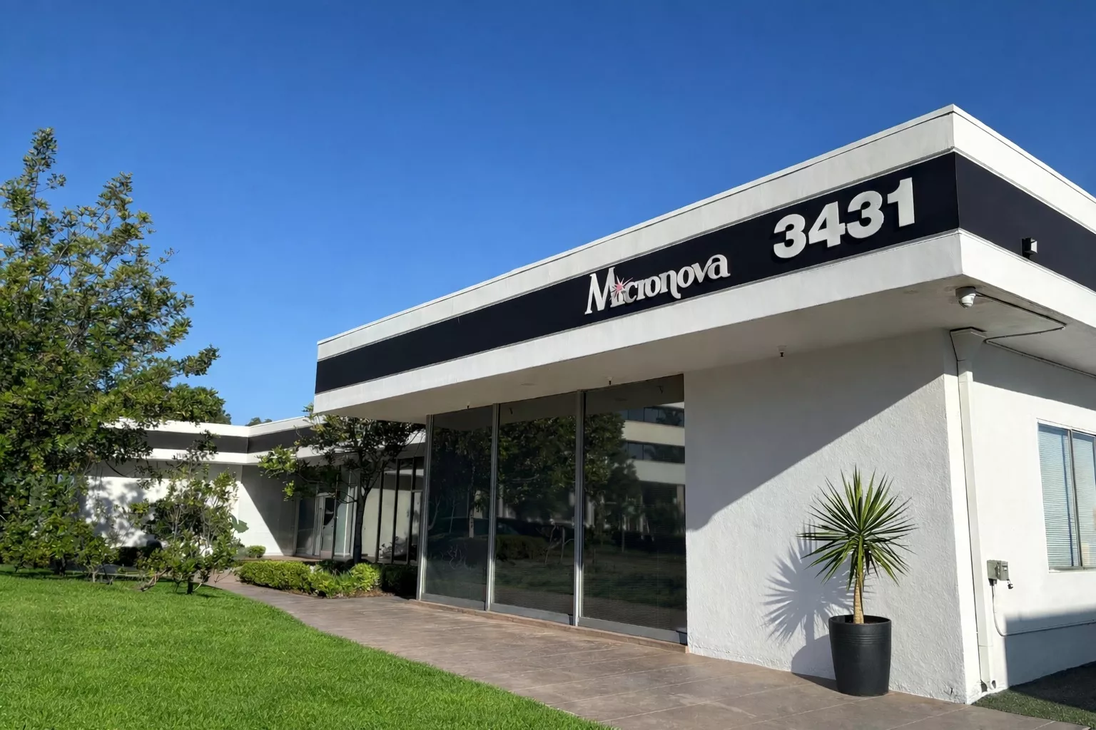 Micronova Manufacturing headquarters building in Torrance, California – cleanroom product manufacturer and contamination control solutions company