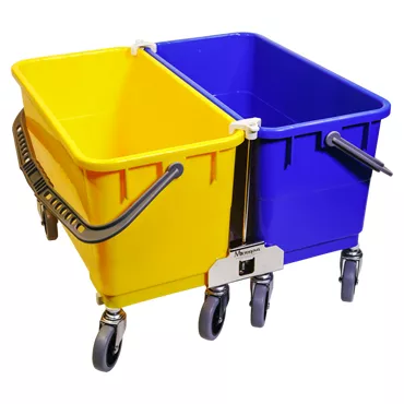 Micronova Double bucketbinder system blue yellow