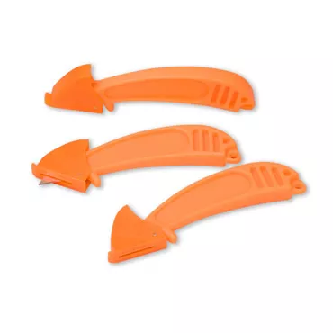 Micronova Bag Cutter Disposable Plastic Orange