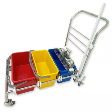Micronova triple modular cart autoclavable polyproplene buckets