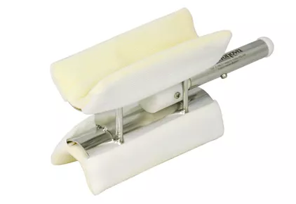 Rollertool frame with MegaTex cover for abrasive surface