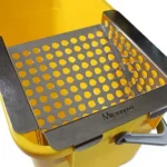Micronova Slim-T Flat Head Stainless Steel Mop Wringer yellow bucket